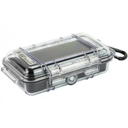 PELICAN CASE 6.6 X 3.9 X 1.9 BLK/CLR