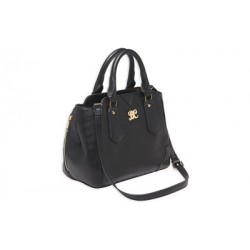 BULLDOG SATCHEL PURSE W/HLSTR BLK