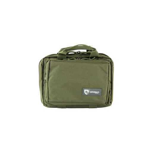 DRAGO GEAR DOUBLE PISTOL CASE GRN