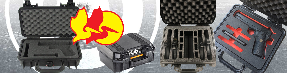 Custom Pistol Case - Pelican, Plano, Halliburton, Nanuk, and More!